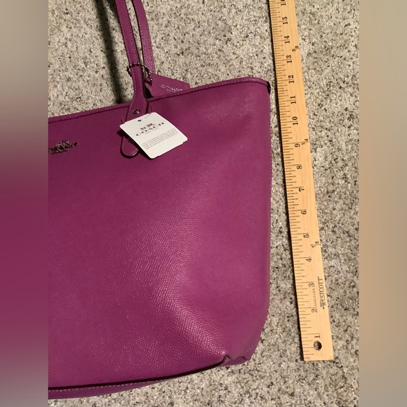 Coach City Tote NWT #F57522 SVLKD Pretty Orchid Color! - Picture 8 of 12